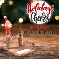ซีรีส์คริสต์มาส Elk Shape Plush Cat Scratching Tree